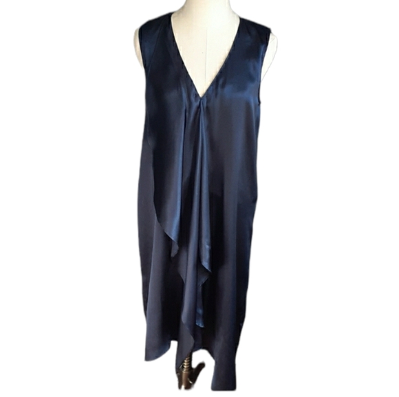 Adrianna Papell  women's blue pullover dress size 10 - Picture 1 of 16